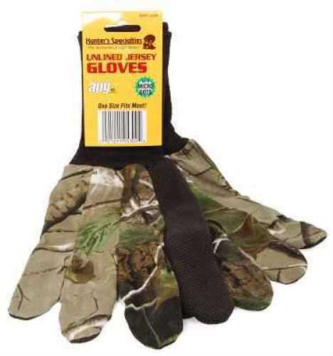 Hunters Specialties Gloves Dot Grip JRSY Unlined AP Camo 05309